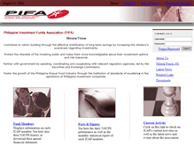 Tablet Screenshot of pifa.com.ph